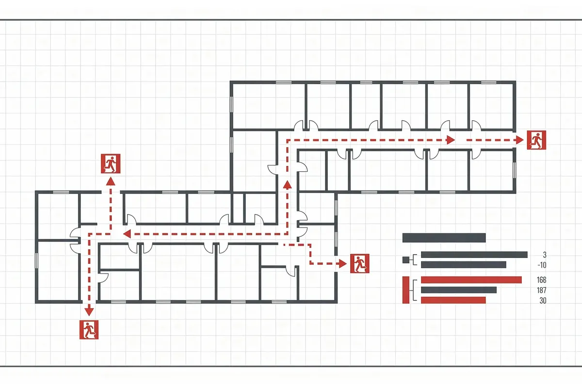 Diseño de recorridos de evacuación y planes de emergencia para empresas en Granada
