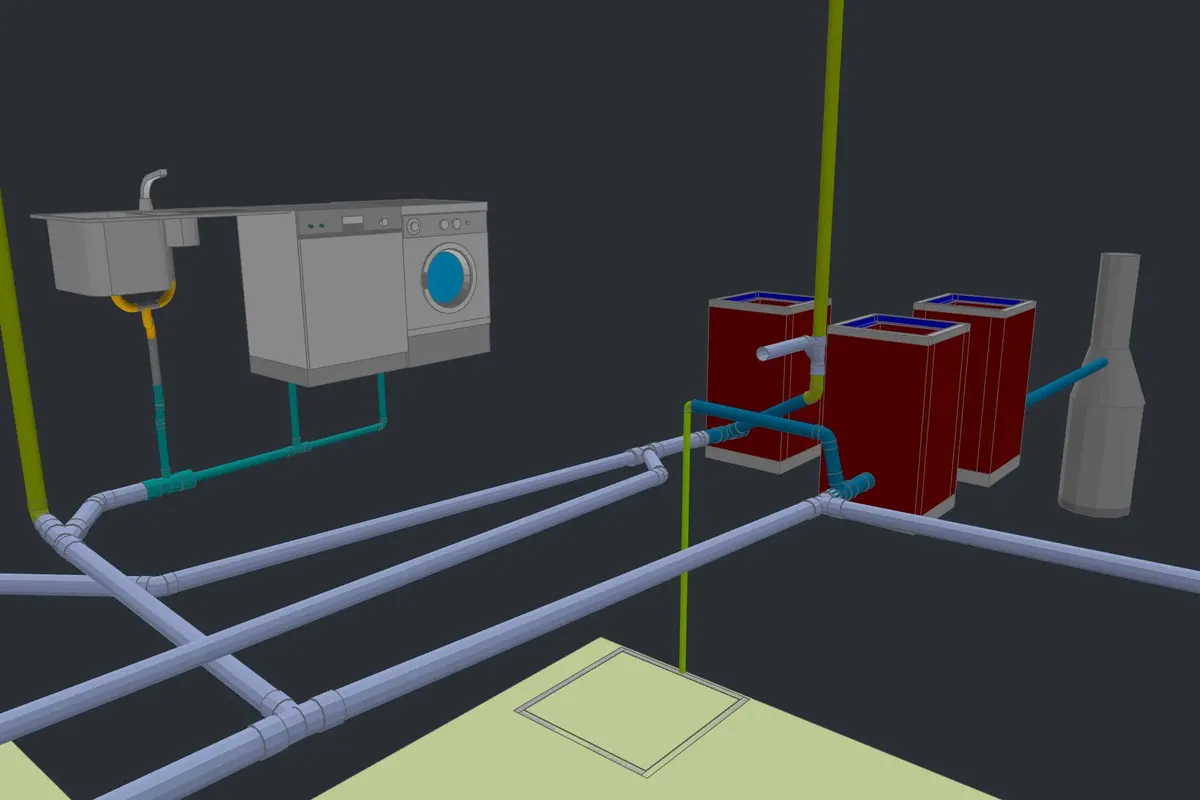 Diseño 3D Saneamiento