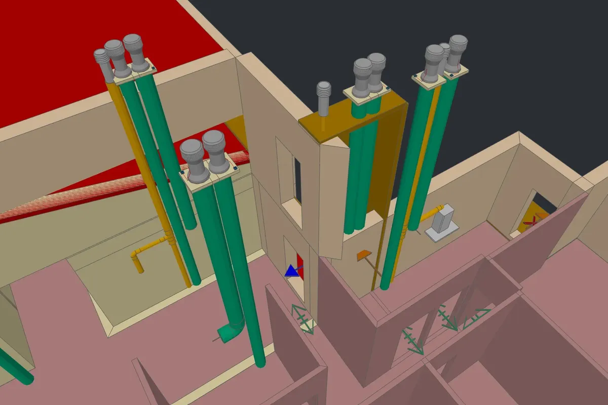 Diseño 3D Ventilación